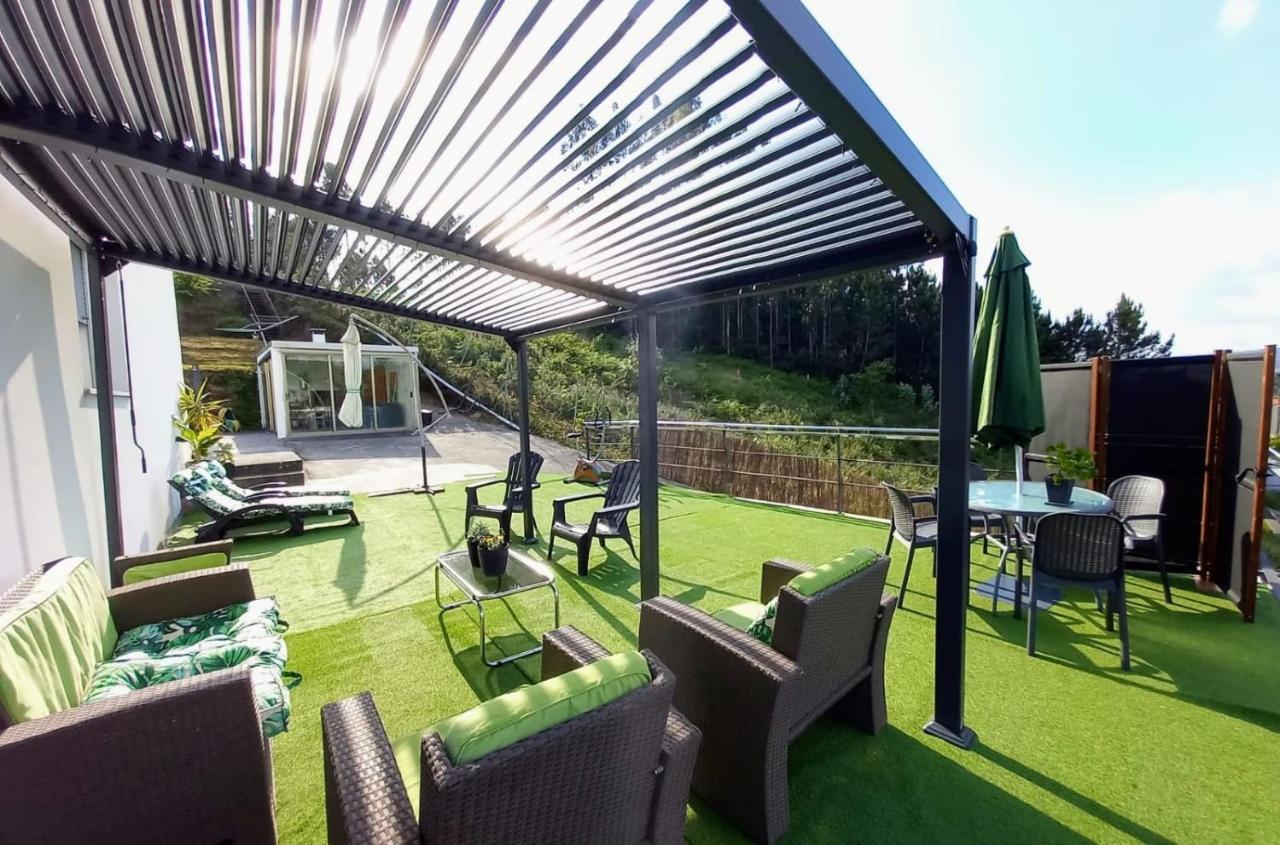 Apartamento Casa Rocha Velha Con Terraza Y Piscina Particular Santiago de Compostela Exterior foto
