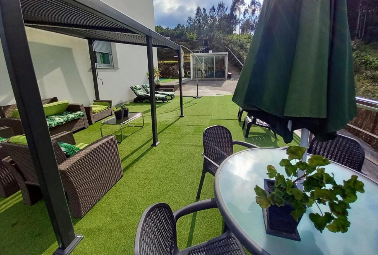 Apartamento Casa Rocha Velha Con Terraza Y Piscina Particular Santiago de Compostela Exterior foto