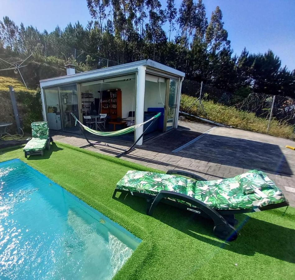 Apartamento Casa Rocha Velha Con Terraza Y Piscina Particular Santiago de Compostela Exterior foto