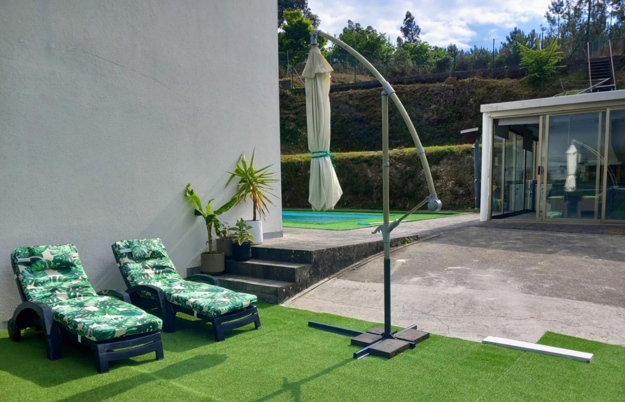 Apartamento Casa Rocha Velha Con Terraza Y Piscina Particular Santiago de Compostela Exterior foto