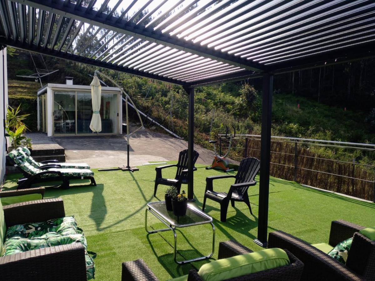 Apartamento Casa Rocha Velha Con Terraza Y Piscina Particular Santiago de Compostela Exterior foto