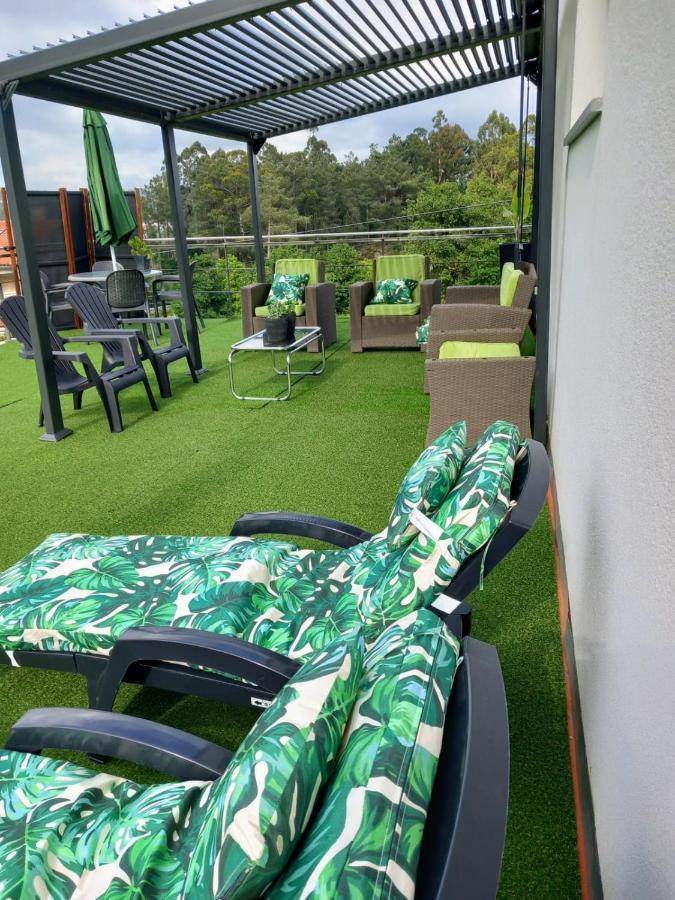 Apartamento Casa Rocha Velha Con Terraza Y Piscina Particular Santiago de Compostela Exterior foto