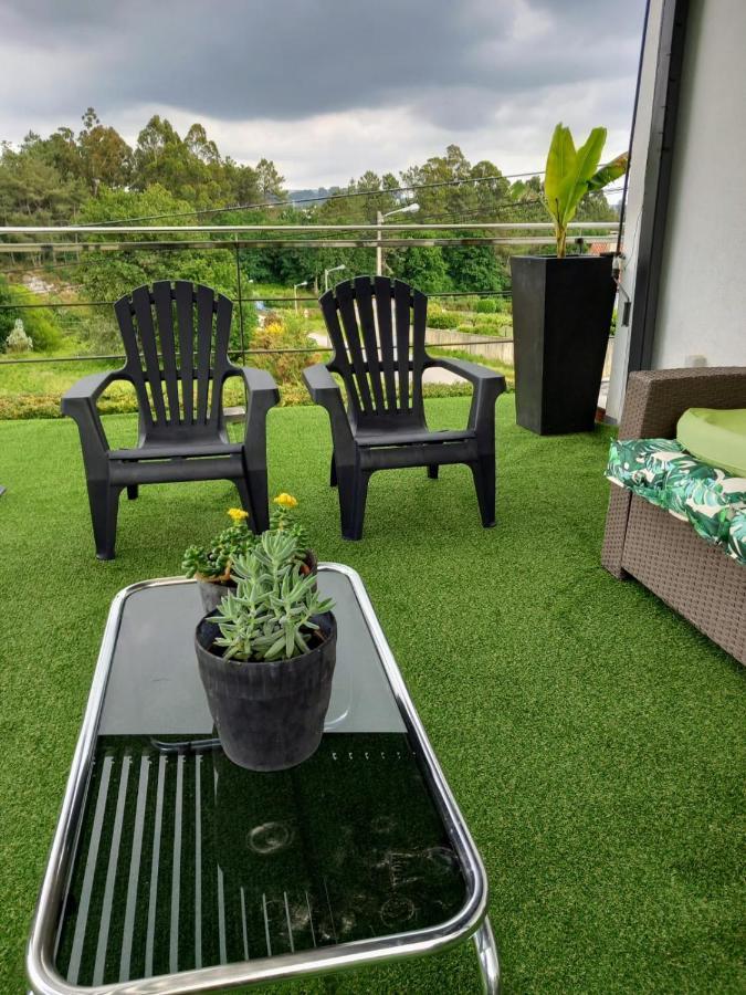 Apartamento Casa Rocha Velha Con Terraza Y Piscina Particular Santiago de Compostela Exterior foto