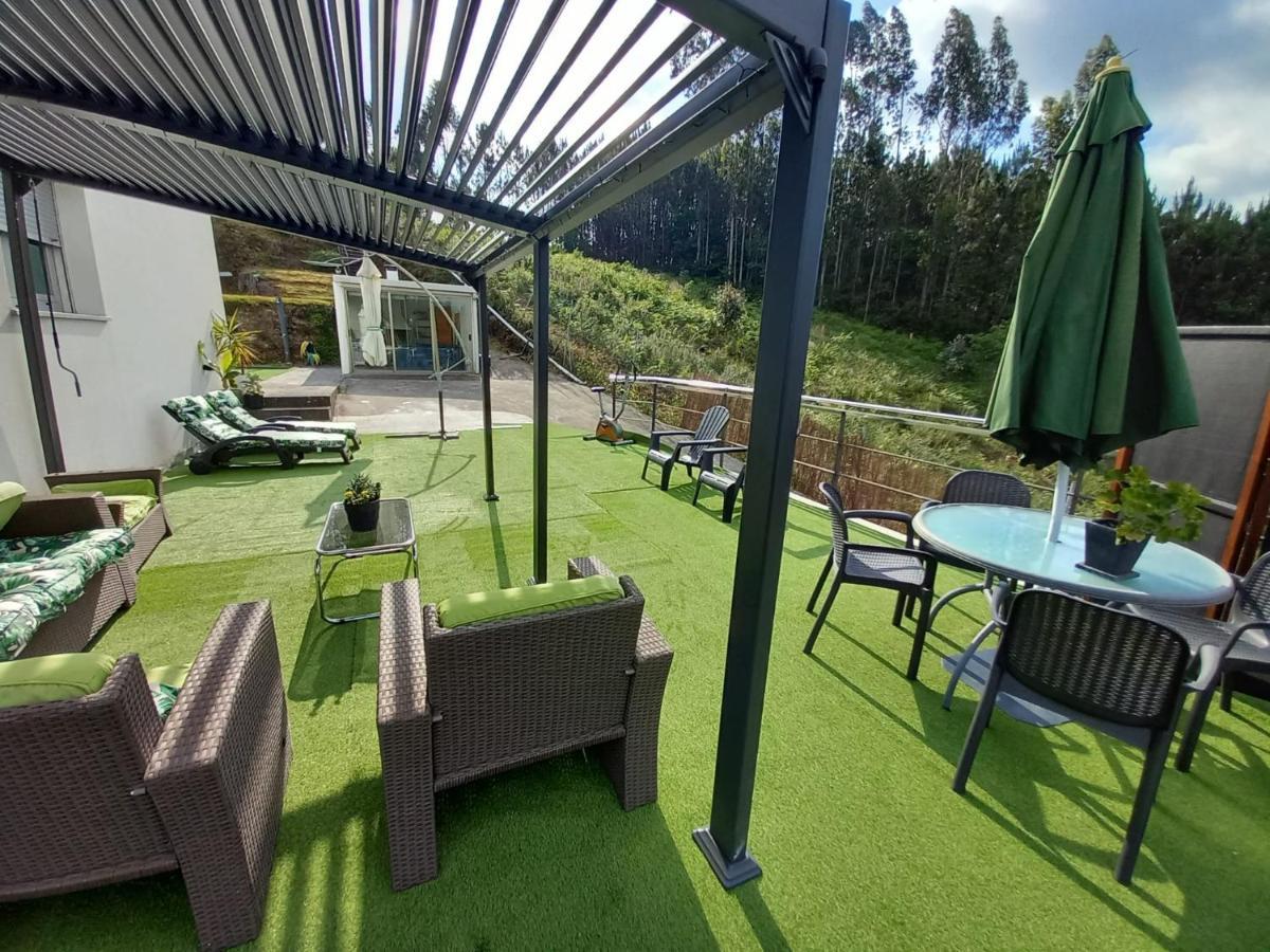 Apartamento Casa Rocha Velha Con Terraza Y Piscina Particular Santiago de Compostela Exterior foto