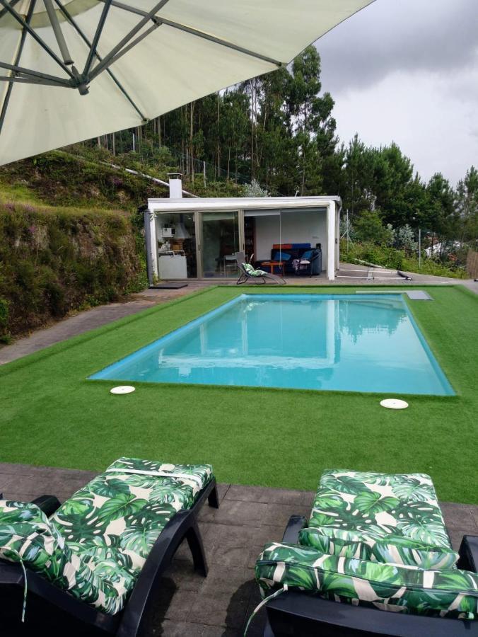 Apartamento Casa Rocha Velha Con Terraza Y Piscina Particular Santiago de Compostela Exterior foto