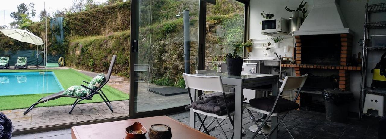 Apartamento Casa Rocha Velha Con Terraza Y Piscina Particular Santiago de Compostela Exterior foto