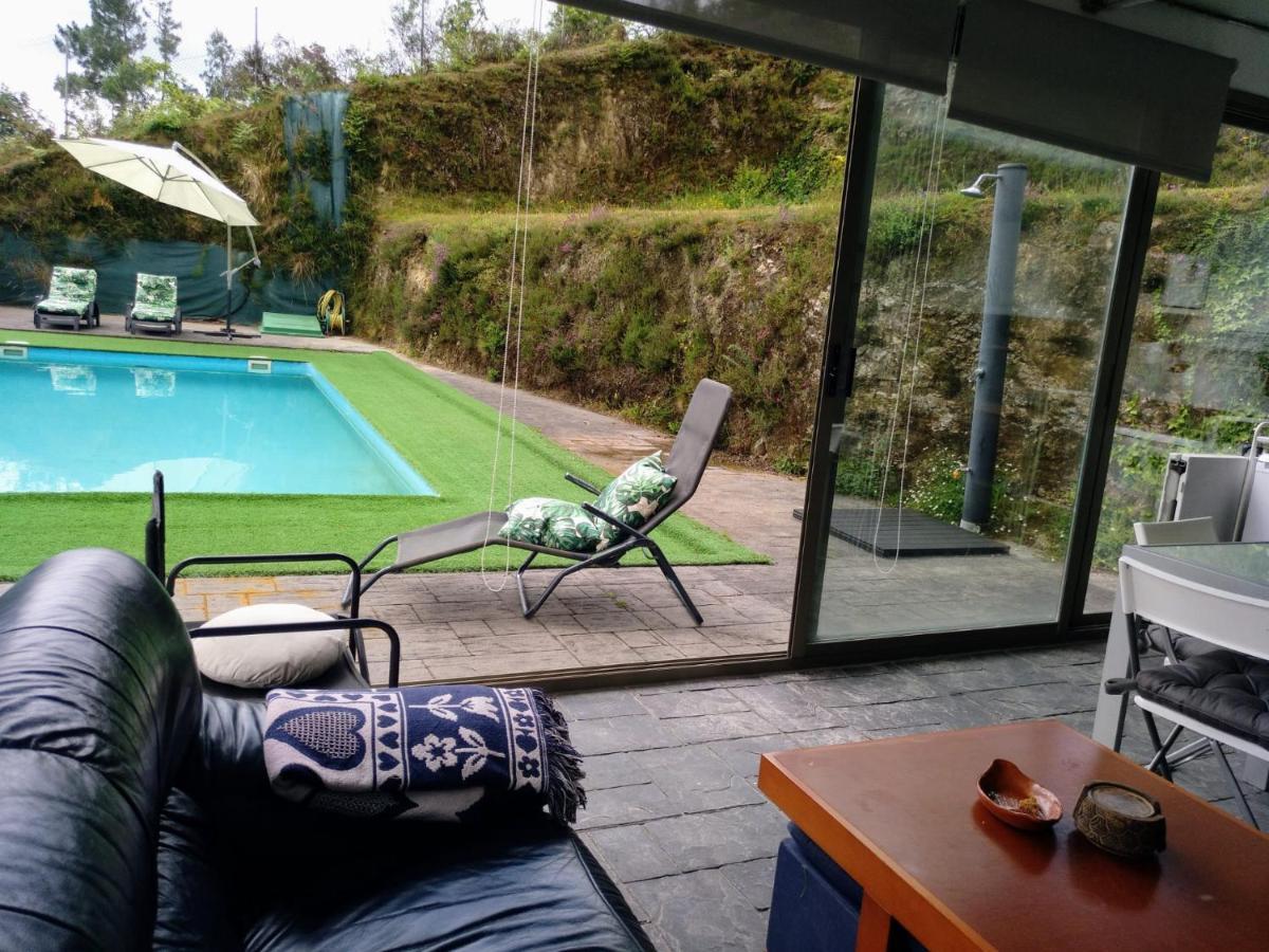 Apartamento Casa Rocha Velha Con Terraza Y Piscina Particular Santiago de Compostela Exterior foto